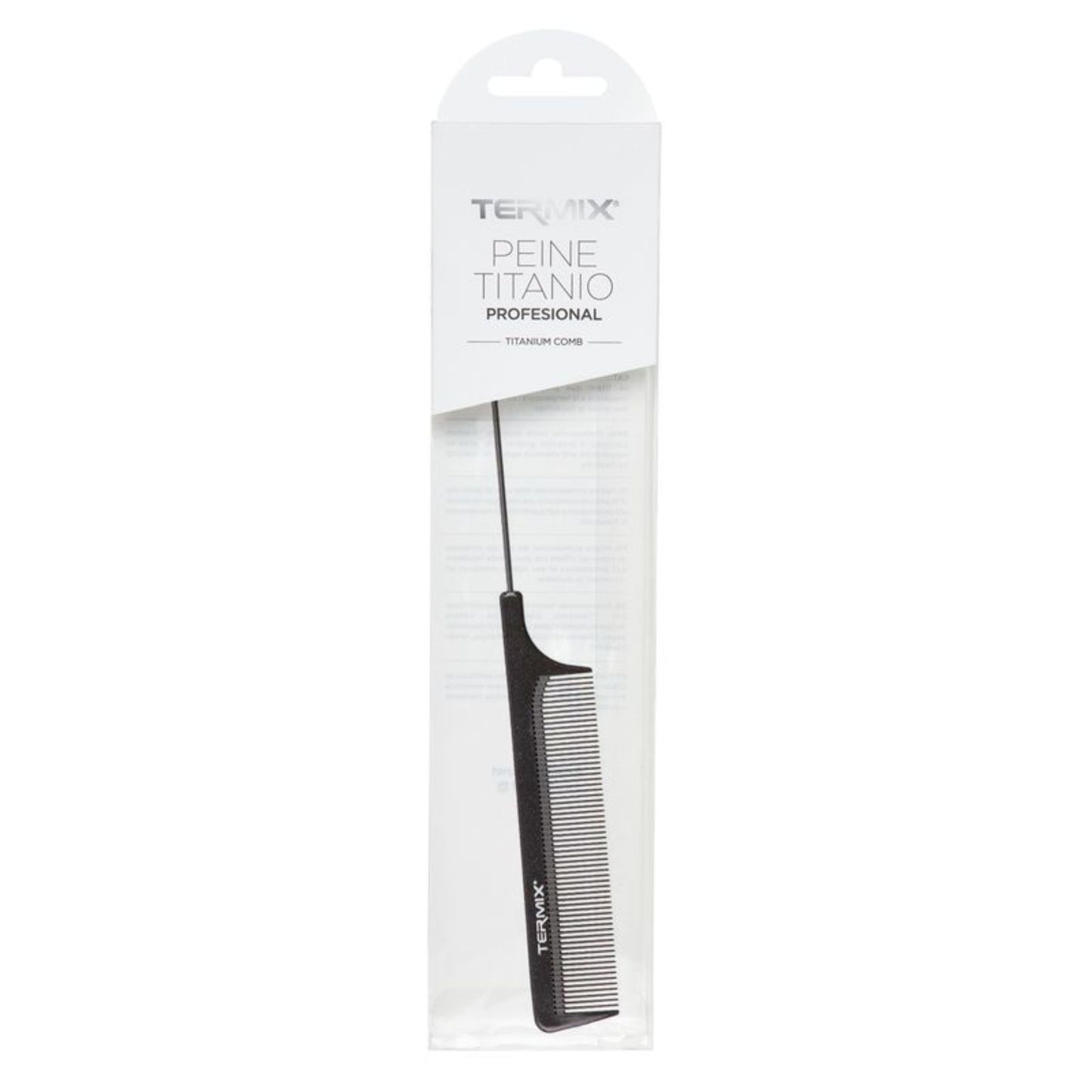 Peine Profesional Termix Titanio con Púa Metálica para Mechas y Peinados #821