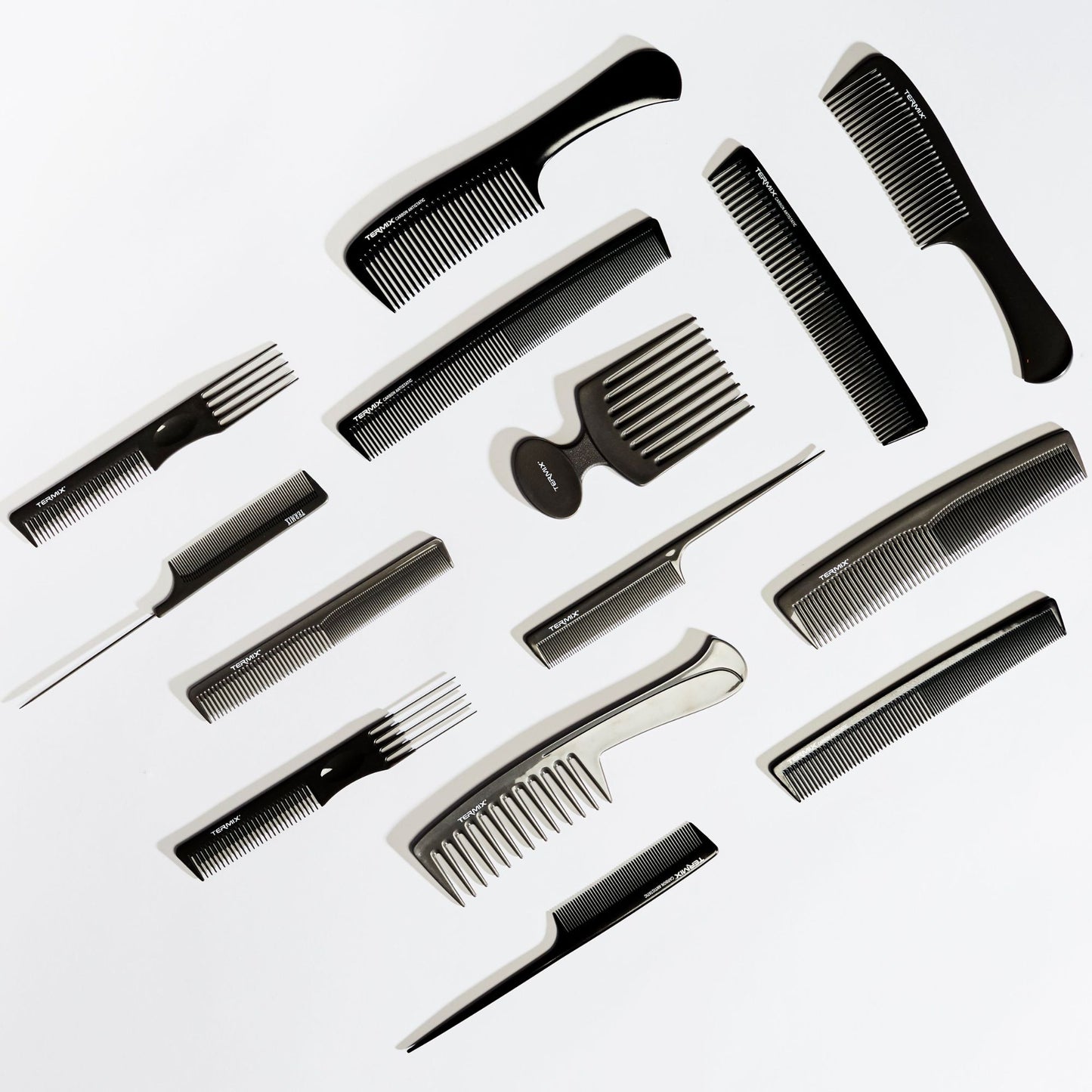 Peine Profesional Termix Titanio con Púa Metálica para Mechas y Peinados #821