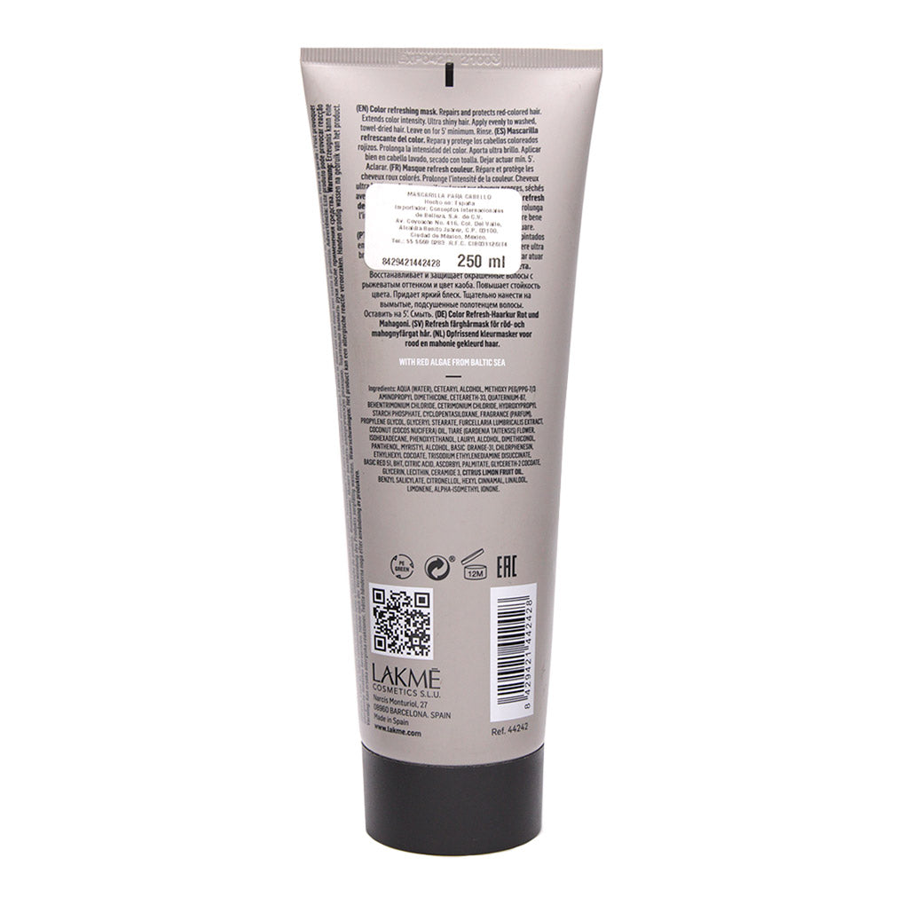 Mascarilla TEKNIA Refresh  Coral Red Mask 250 ML - LAKME