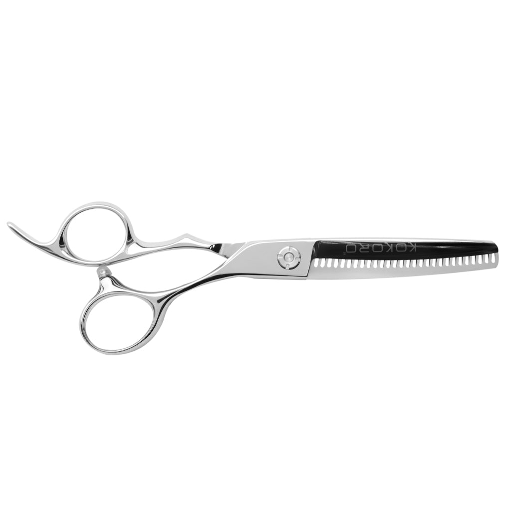 TIJERA PROFESIONAL KOKORO SILVER DE TEXTURA DE  6.0"