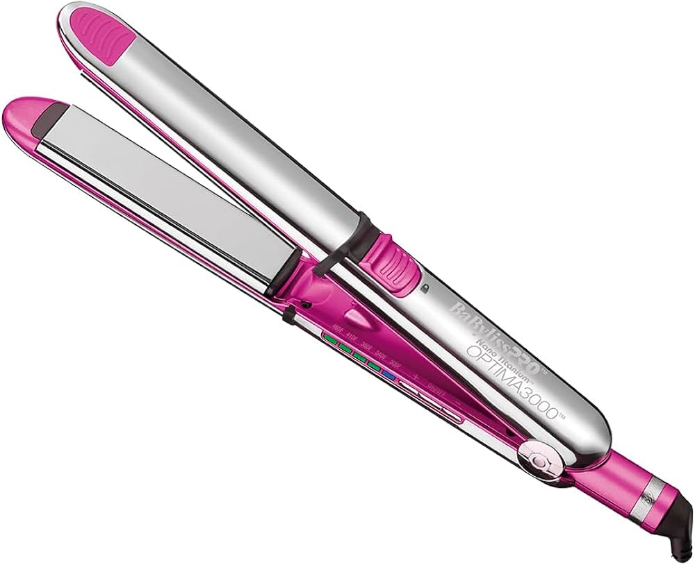 PLANCHA ALACIADORA BABYLISS OPTIMA 3000 NANO TITANIUM PINK 1 1/4