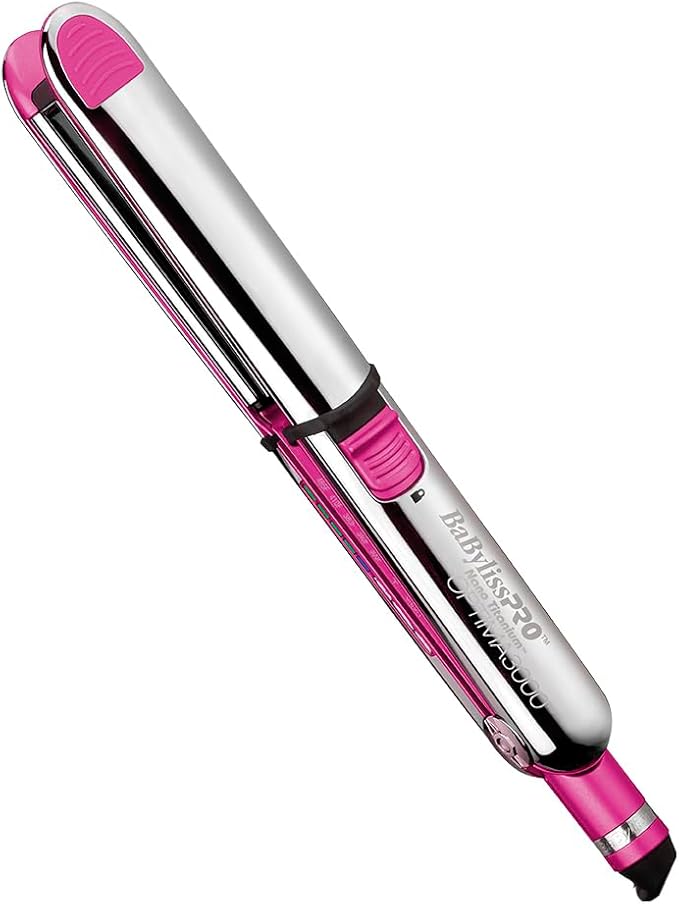 PLANCHA ALACIADORA BABYLISS OPTIMA 3000 NANO TITANIUM PINK 1 1/4