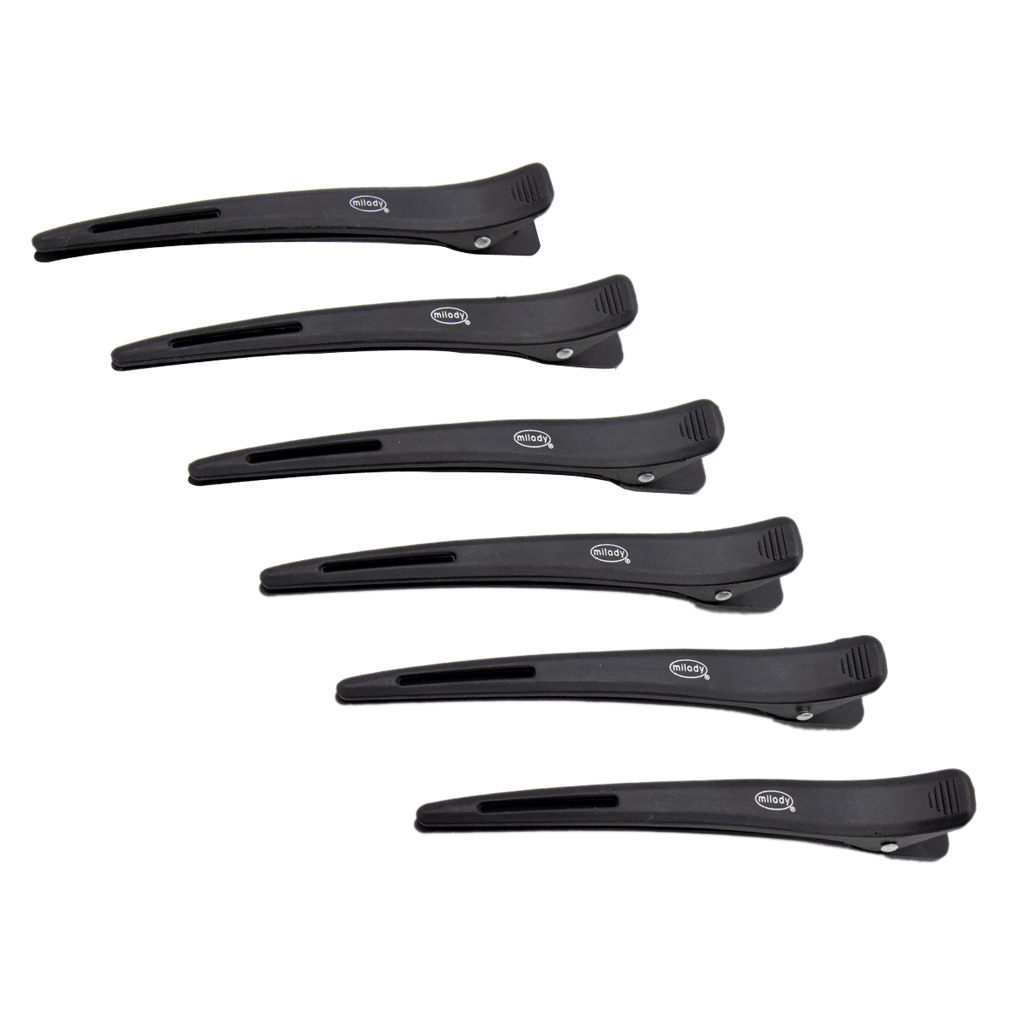 PAQUETE DE CLIPS DE CARBON 6PZAS MILADY