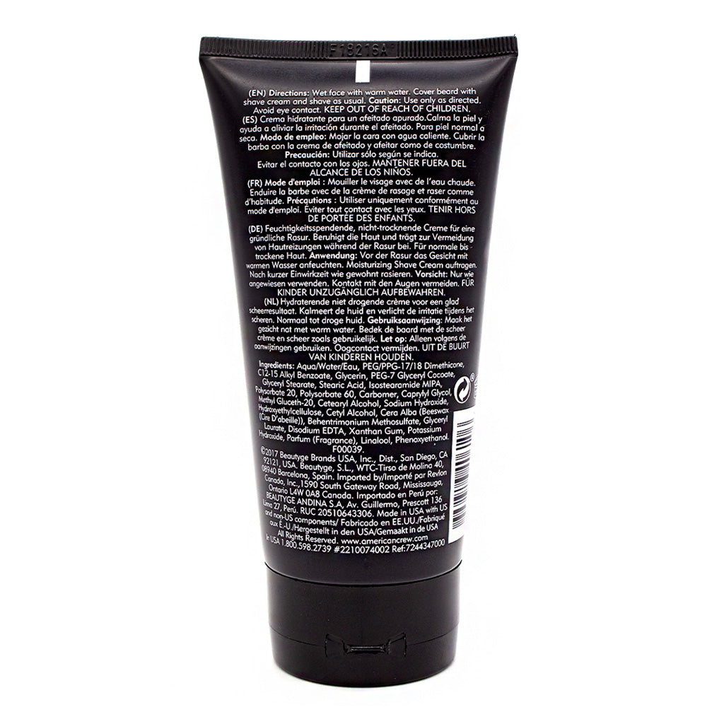 American Crew Moisturizing Shave Cream 150ml - Kokoro MX