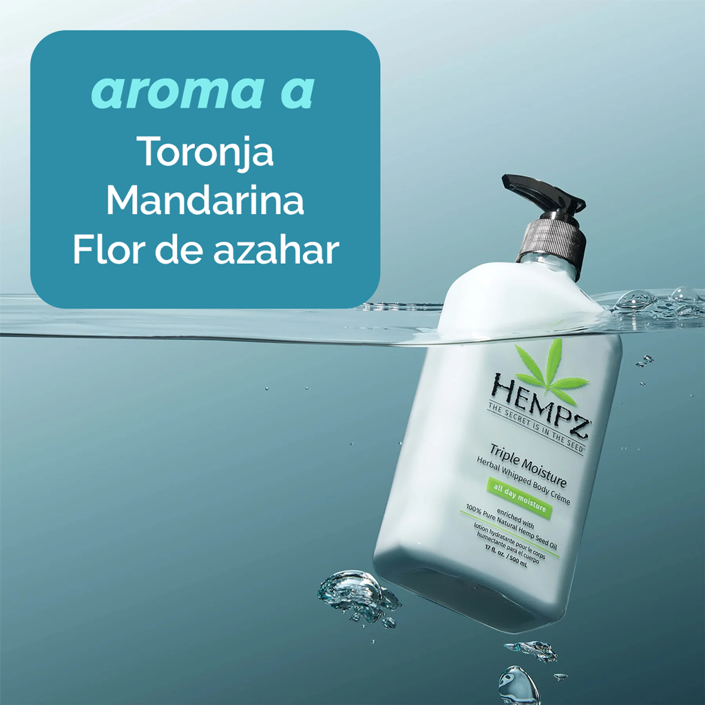 HEMPZ TRIPLE HUMECTACIÓN TORONJA Y DURAZNO 500ML