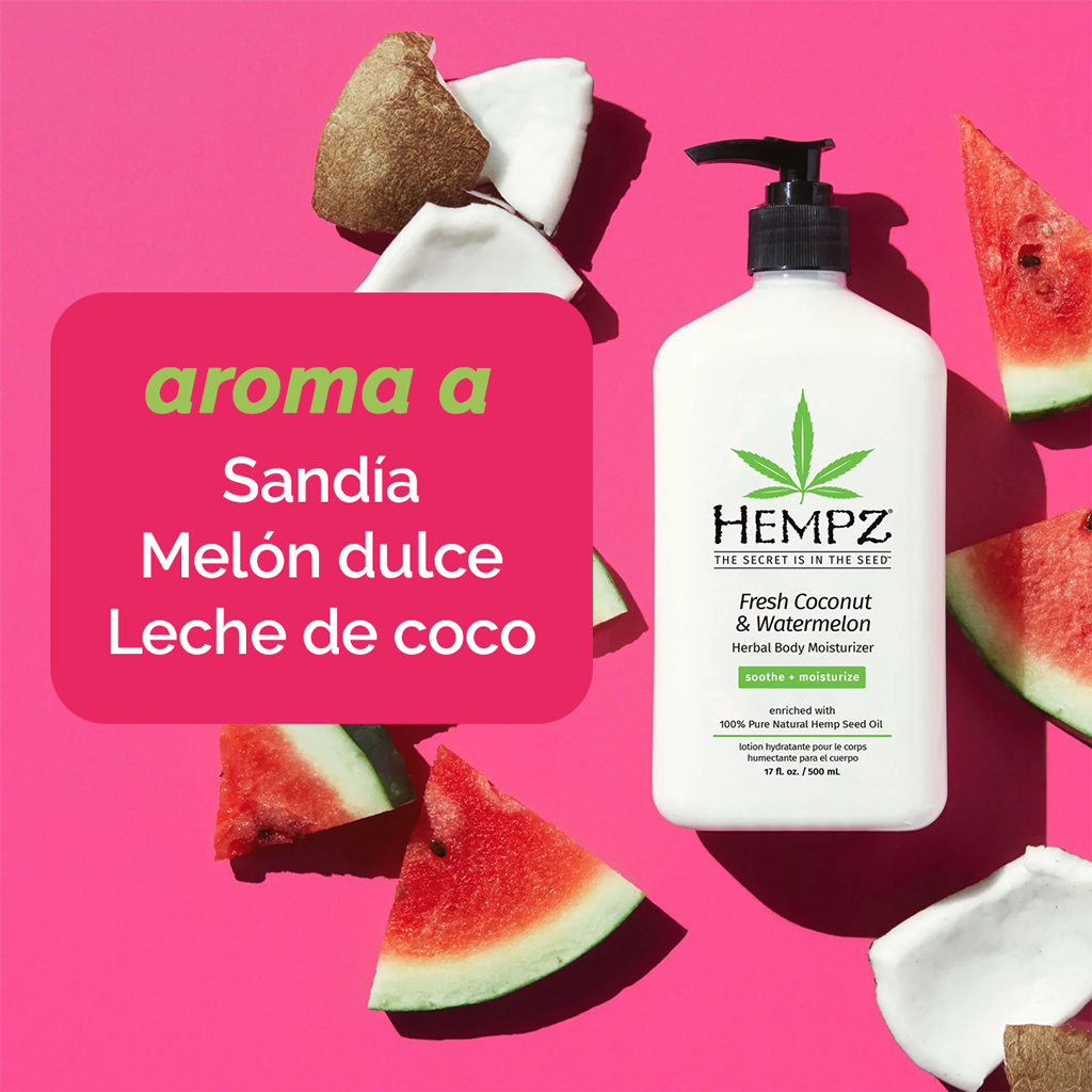 HEMPZ HIDRATANTE CORPORAL COCO SANDÍA 500ML