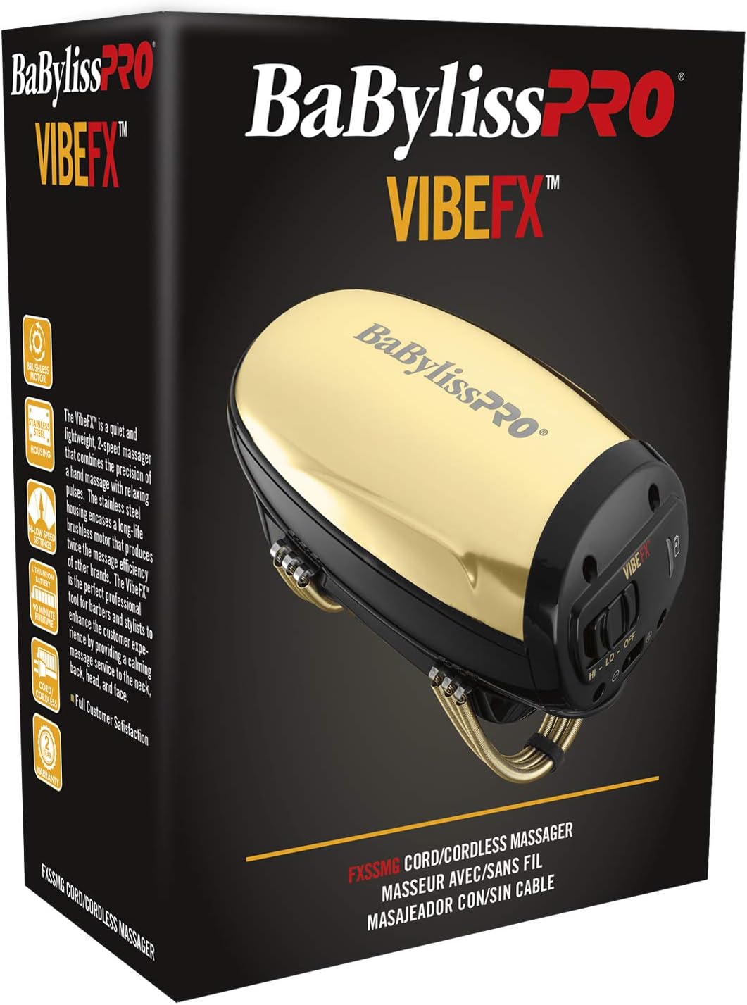 Masajeador BaByliss Pro Gold Fx