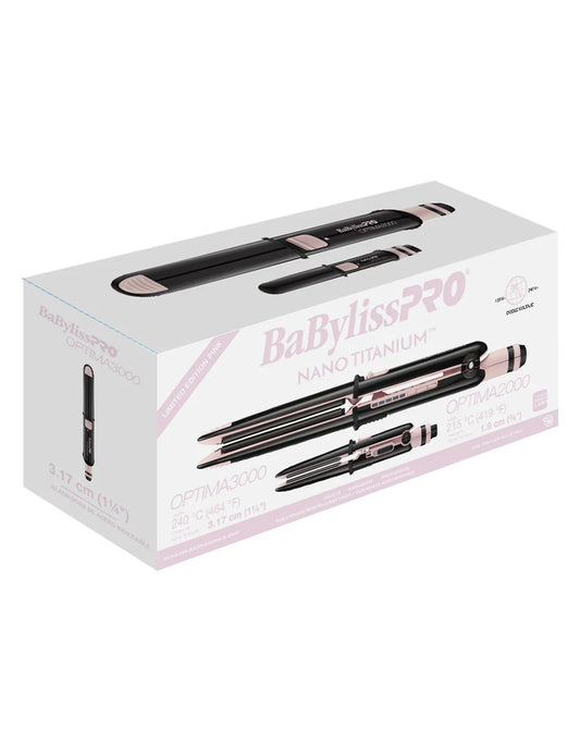 COMBO DE ALACIADORAS BABYLISS PRO OPTIMA SUGAR PINK