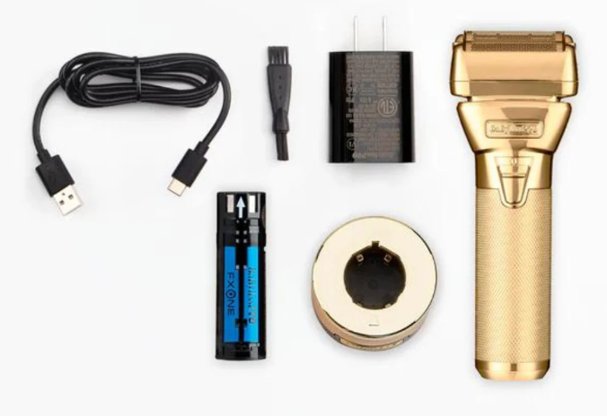 RASURADORA BABYLISS PROFESIONAL DOBLE CUCHILLA GOLD NITION