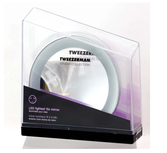 TWEEZERMAN ESPEJO LED 15X MAGNIFYING MIRROR