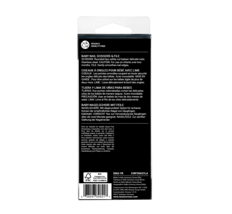 Tweezerman Tijeras para Uñas de Bebé