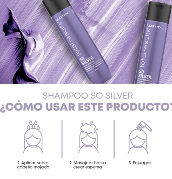 MATRIX SHAMPOO SO SILVER 300 ML