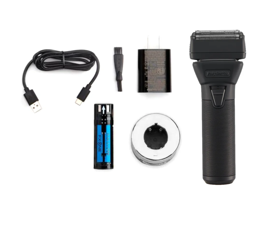 BABYLISS PRO RASURADORA PROFESIONAL DOBLE CUCHILLA MATTE BLACK NITION FXONE