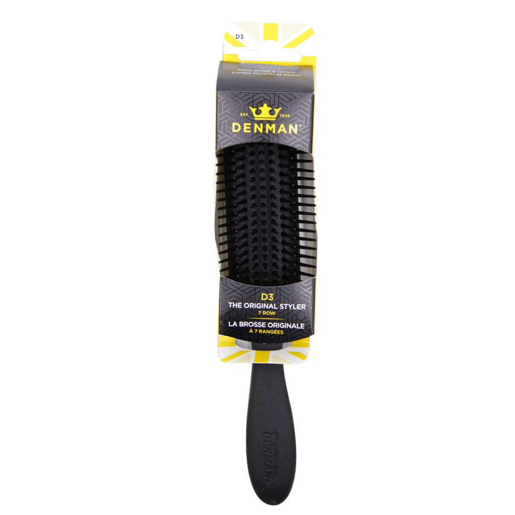 CEPILLO DENMAN ORIGINAL NEGRO 7 Filas