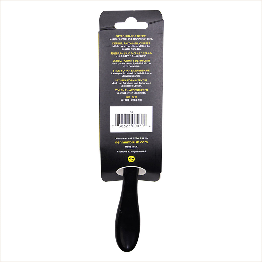 Cepillo para Rizos DENMAN Styler D4 De 9 Filas Negro/Rojo