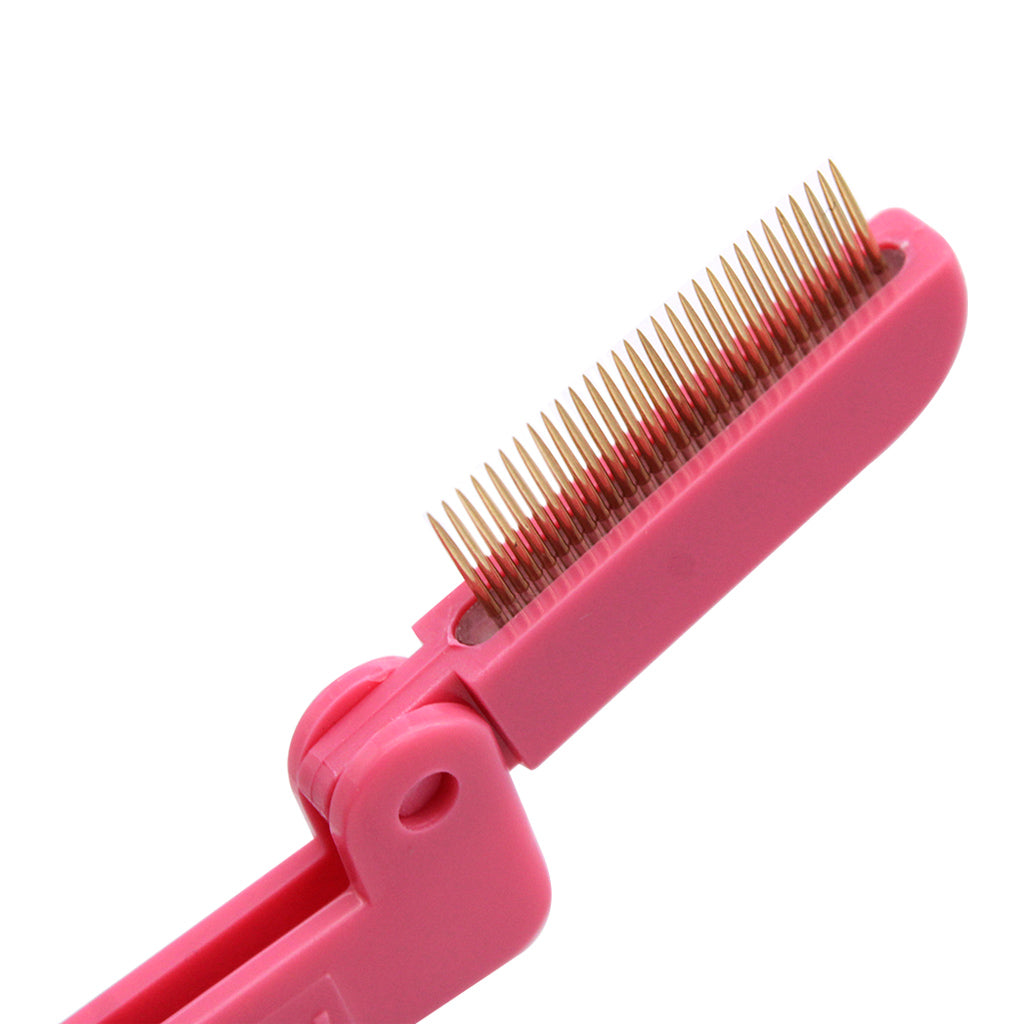 Tweezerman Cepillo para Pestañas Folding Rosa