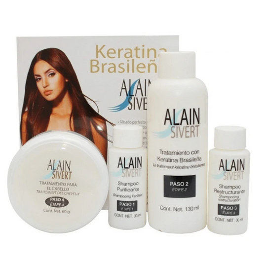 ALAIN SIVERT KERATINA BRASILEÑA (4 PASOS)