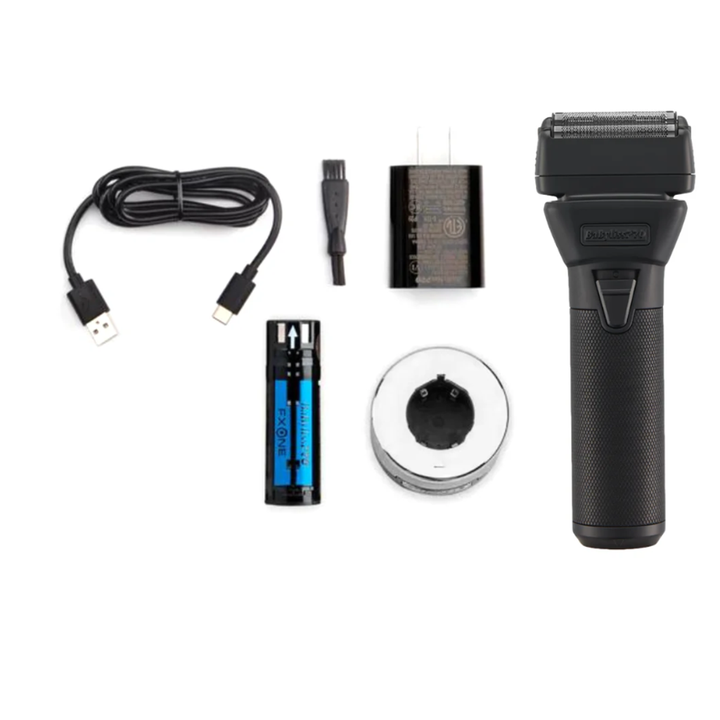 BABYLISS PRO RASURADORA PROFESIONAL DOBLE CUCHILLA MATTE BLACK NITION FXONE