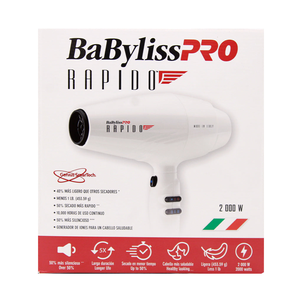 Secadora BaByliss Pro Mod. Rápido 2000 W