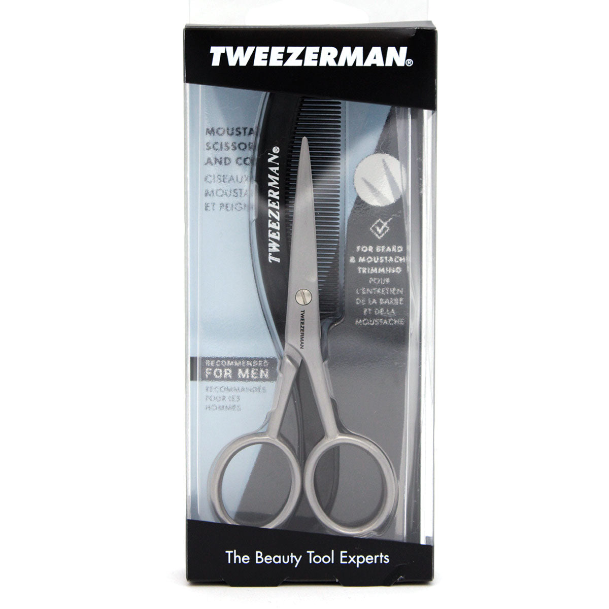 Tweezerman Moustache Scissors & Comb Tijeras y Peine para Bigote