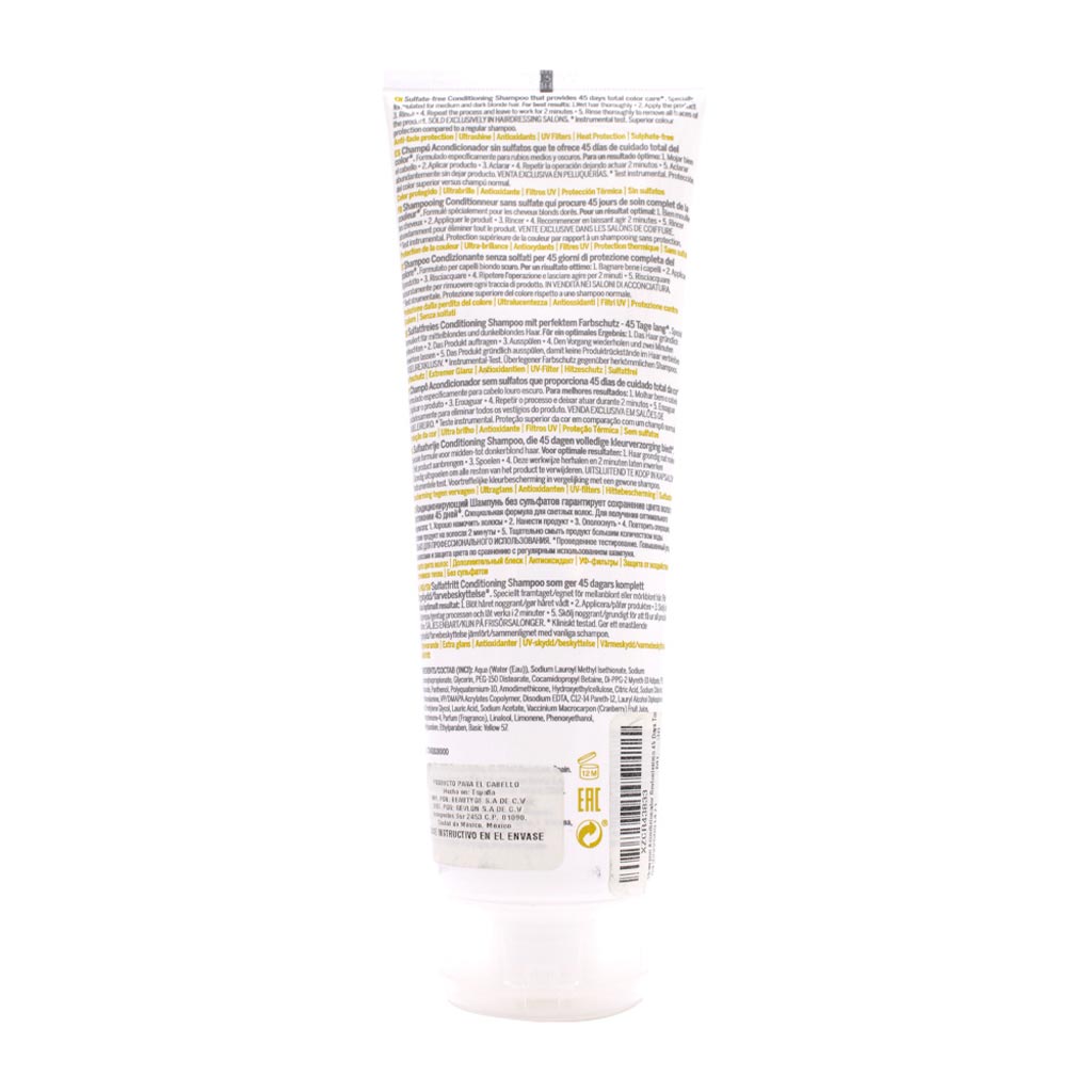 Shampoo Acondicionador 45 Days Tonos Rubios 275 ml