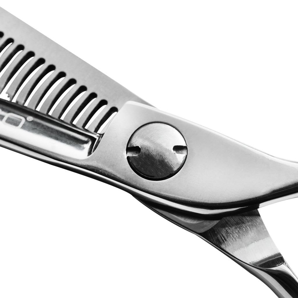 TIJERA PROFESIONAL KOKORO BLACK DE TEXTURA 5.5