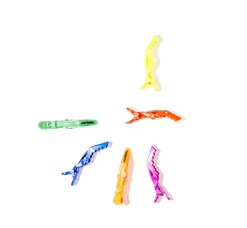 Set 6 Pinzas de Pelo Profesionales Pride Termix