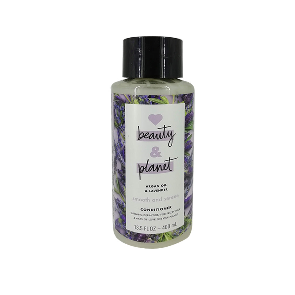 Acondicionador Anti Frizz Love Beauty and Planet Smooth and Serene Argan Oil & Lavender 400ml - Kokoro MX