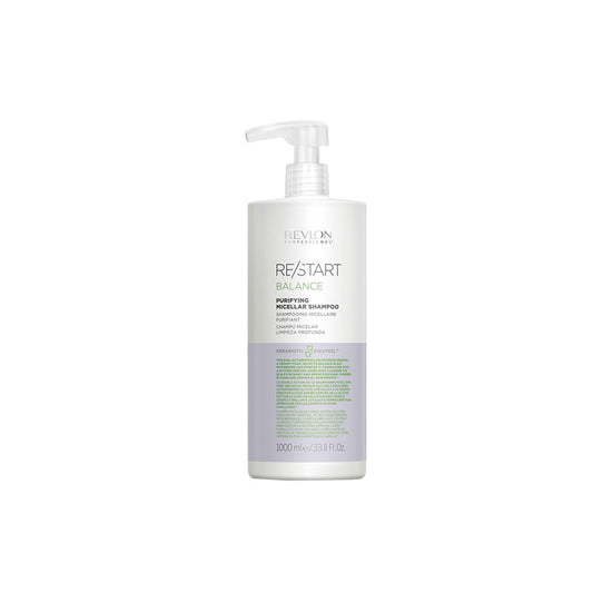 Shampoo Micelar Limpieza Profunda Revlon Restart Balance Purifying Micellar Shampoo 1000ml