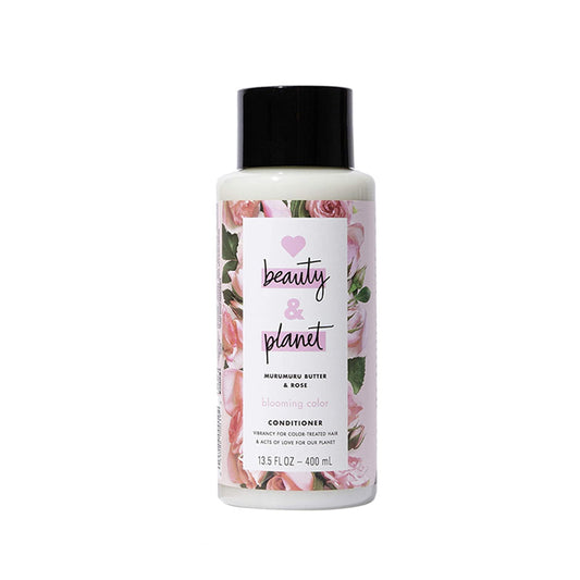 Acondicionador Cabello Teñido Love Beauty and Planet Blooming Color Murumuru Butter & Rose 400ml - Kokoro MX