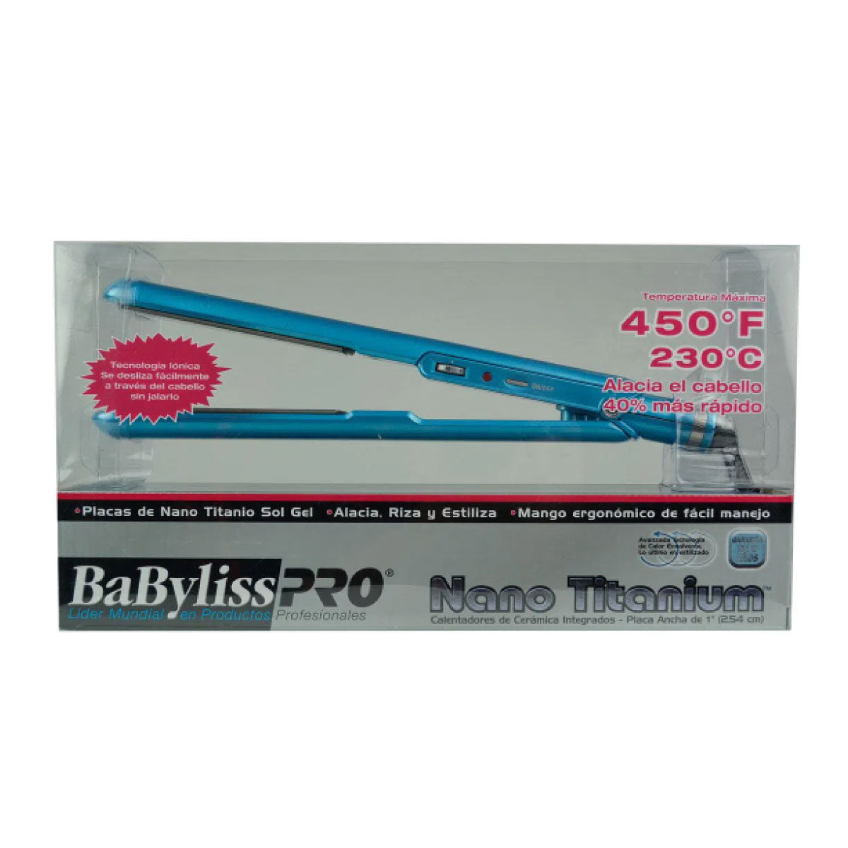 Alisadora BaByliss Nano Titanium 1" - Kokoro MX