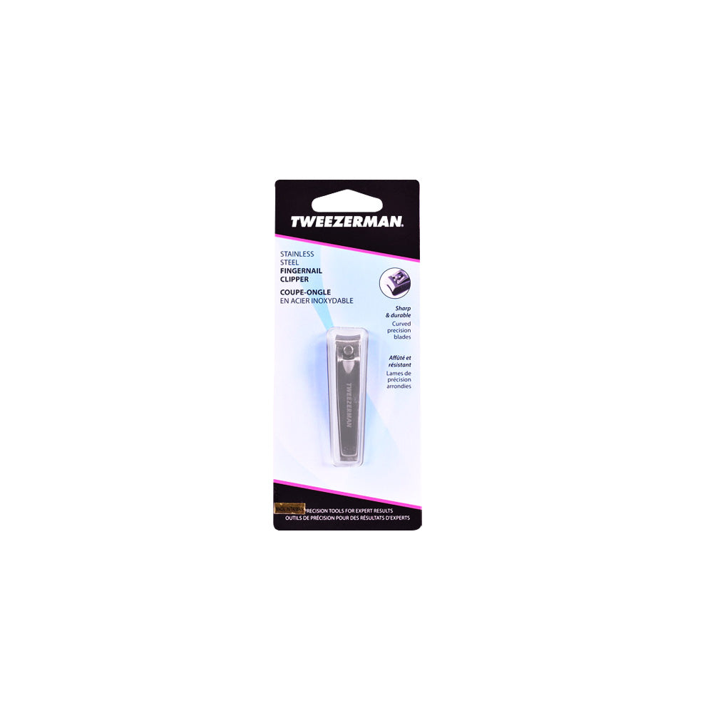 Tweezerman Cortadora de uñas de acero inoxidable Stainless Steel Fingernail Clipper
