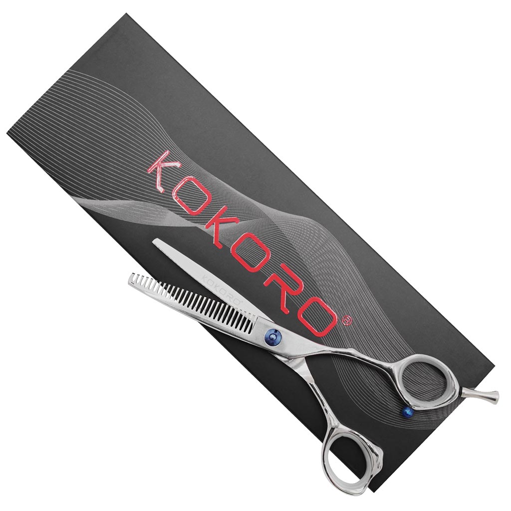 TIJERA KOKORO ESSENTIAL BLUE TEXTURA 5.5"