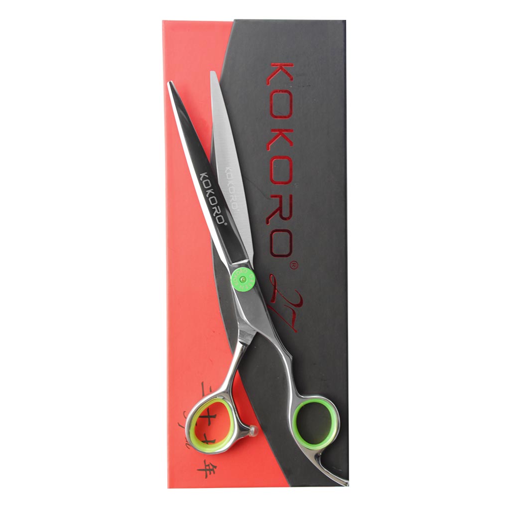 TIJERA PROFESIONAL KOKORO GREEN DE CORTE 7.0"