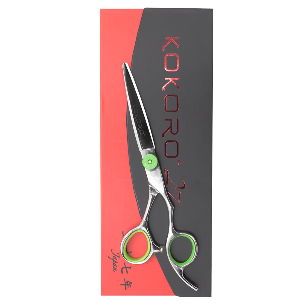 TIJERA PROFESIONAL KOKORO GREEN DE CORTE 6.0