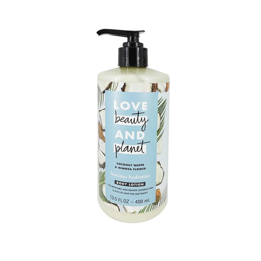 Crema Corporal Hidratante Love Beauty and Planet Luscious Hydration Coconut Water & Mimosa 400ml - Kokoro MX