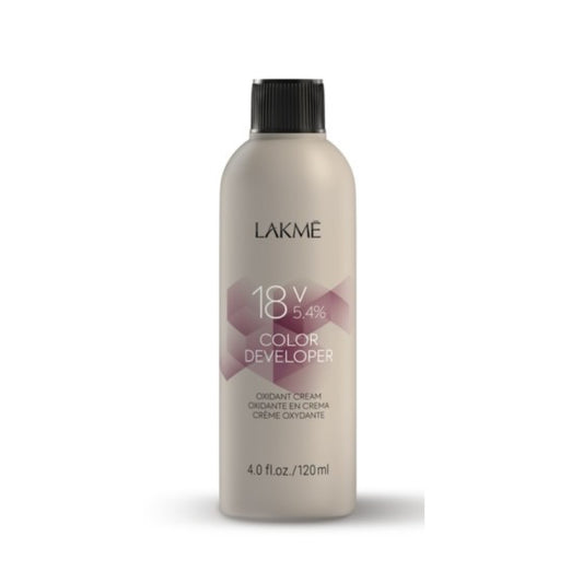 Peroxido Lakmé Color Developer Crema Oxidante 18V 120ml