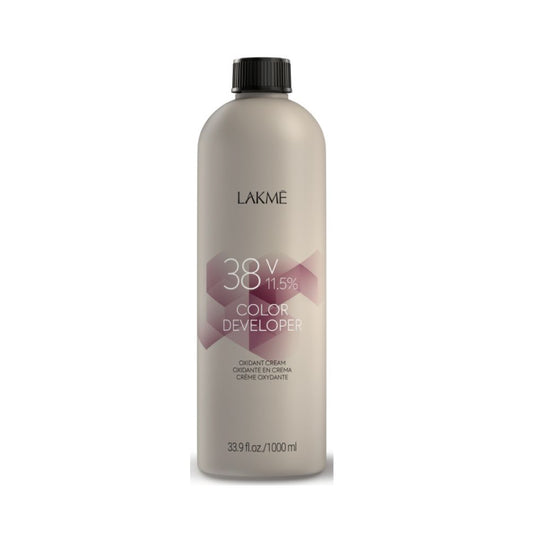 Peroxido Lakmé Color Developer Crema Oxidante 38V 1000ml
