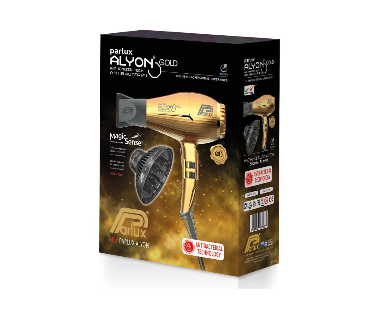 Pack Secadora Parlux Alyon Gold con Difusor - Kokoro MX