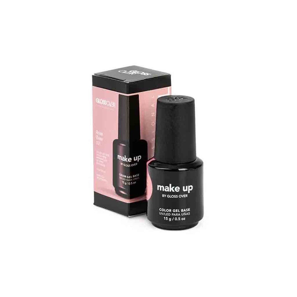Gloss Over Base De Color Rosa Para Uñas Makeup Rose 001 - Kokoro MX