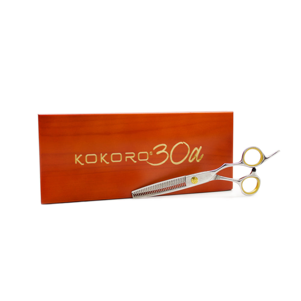 TIJERA PROFESIONAL KOKORO DAMASCO 30 AÑOS TEXTURA 6.0"