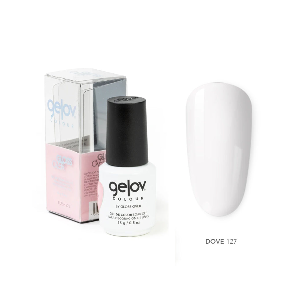 Gloss Over Gel De Color Para Uñas Gelov Colour Dove 127 - Kokoro MX