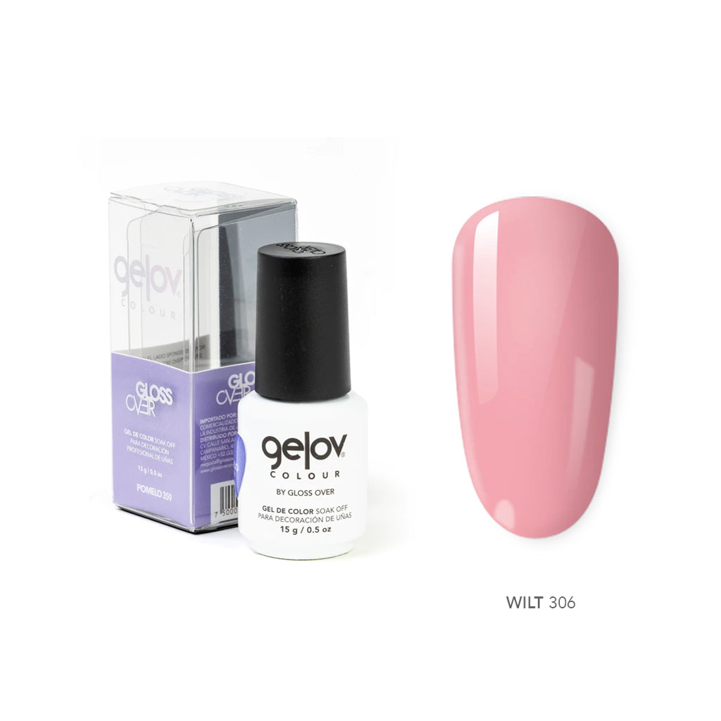 Gloss Over Gel De Color Para Uñas Gelov Colour Wilt 306 - Kokoro MX