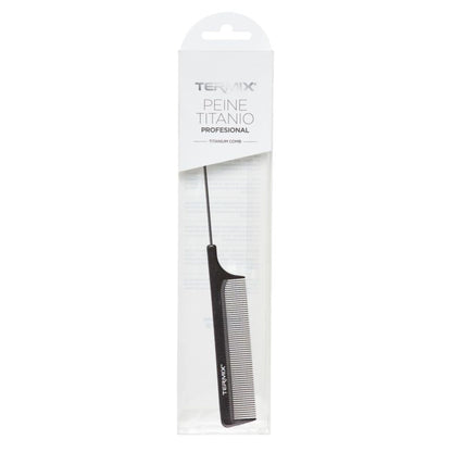 Peine Profesional Termix Titanio con Púa Metálica para Mechas y Peinados #821