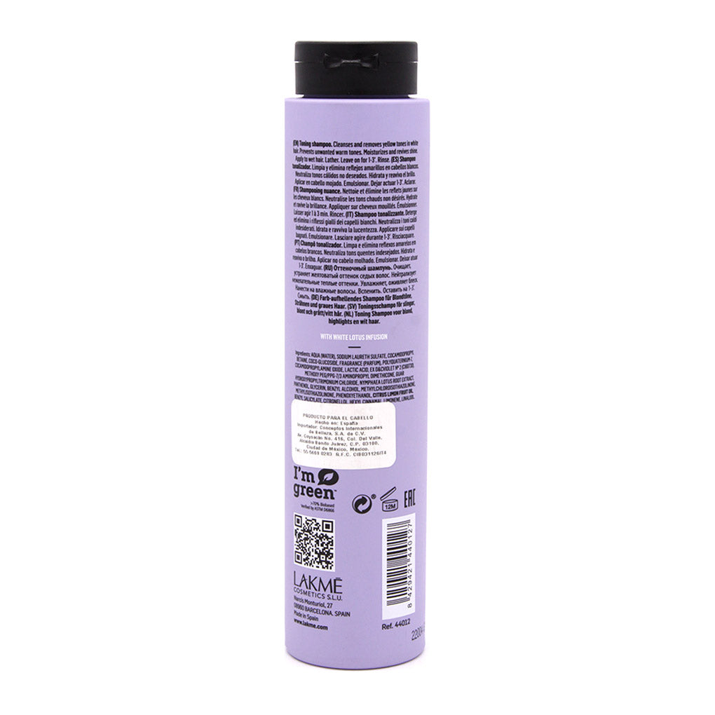 Shampoo TEKNIA White Silver 300 ML - LAKME