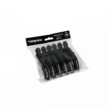 SET DE PINZAS PARA CABELLO SOFT TOUCH TERMIX 6pzas