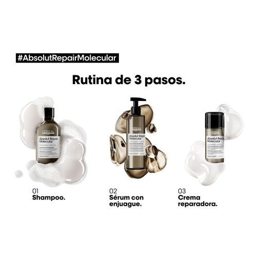 SHAMPOO LOREAL PROFESSIONAL ABSOLUT REPAIR MOLECULAR 500ML