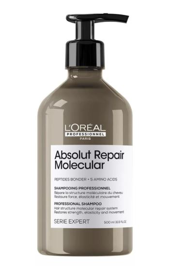 SHAMPOO LOREAL PROFESSIONAL ABSOLUT REPAIR MOLECULAR 500ML