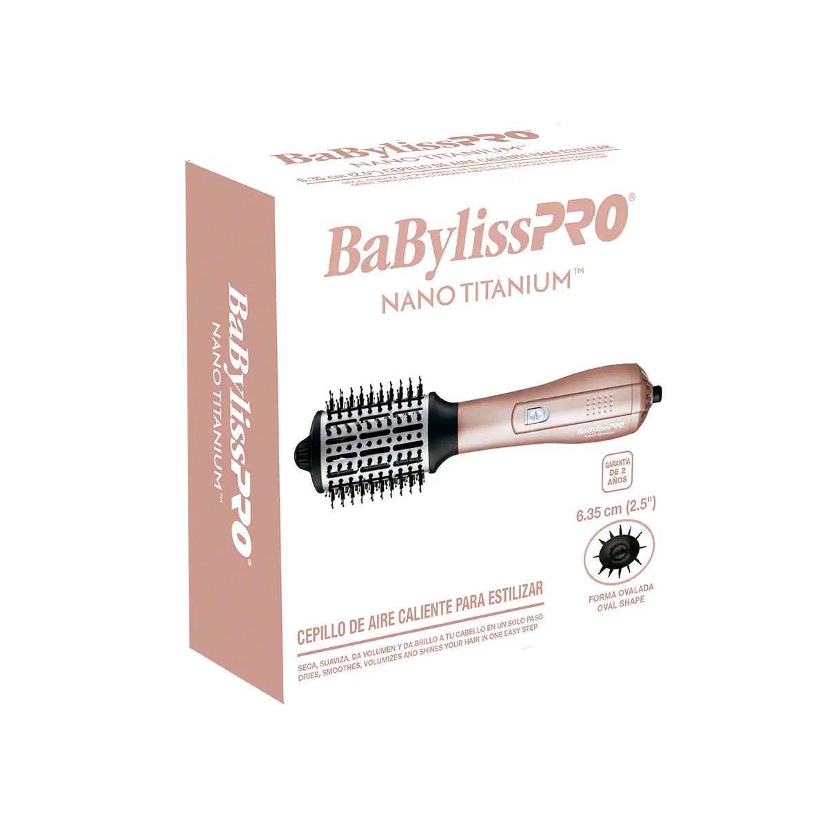 CEPILLO REDONDO 2" DE AIRE CALIENTE BABYLISS - Kokoro MX