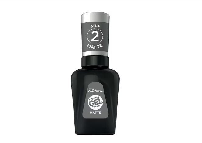 SALLY HANSEN MIRACLE GEL TOP COAT MATTE TRANSPARENTE